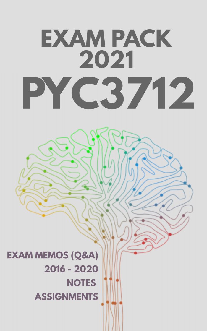 PYC3712 Latest Exam Pack