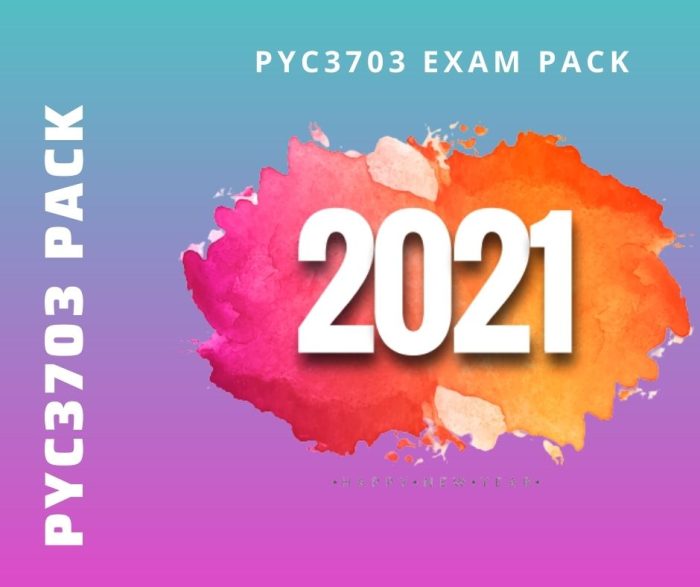PYC3703: Latest Exam Pack 2021 (Memo, Assignments and Notes)