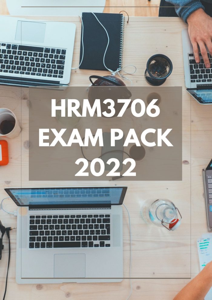 HRM3706 NEW Exam Pack Latest with Great Notes - 2022 exam edition - (Assignment Solutions 1&2 Included 2022)!