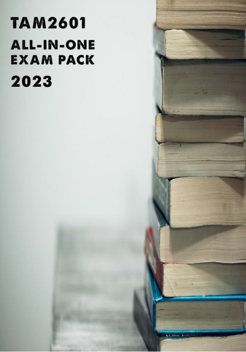 Tam2601 All In One Exam Pack 2023 Studypass