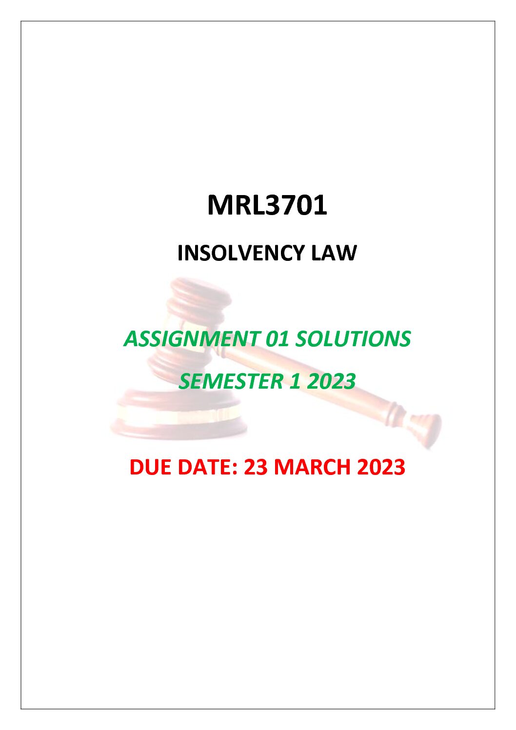 mrl3701 assignment 1 2023