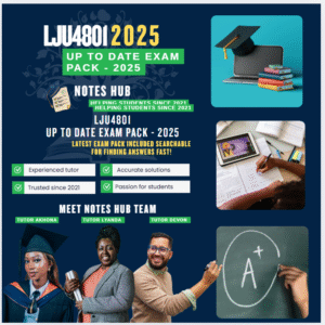 LJU4801 Answers exam