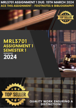 Insolvency Law - MRL3701