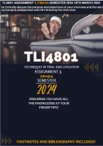 TLI4801 Assignment 1