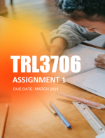 TRL3706 (Teaching Social Sciences) Assignment 1 2024