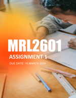 MRL2601 Assignment 1 2024
