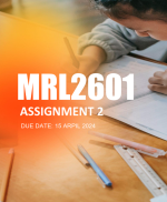 MRL2601 Assignment 2 2024