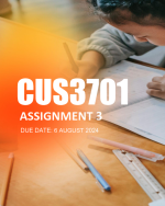 CUS3701 Assignment 3 Semester 2 2024