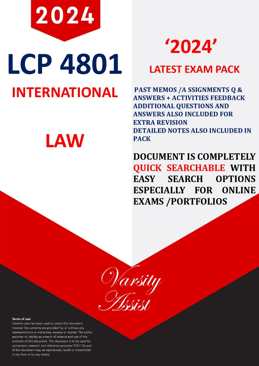 LCP4801 - 2024 - Latest Exam Pack just uploaded - Includes Nov 2023 ...