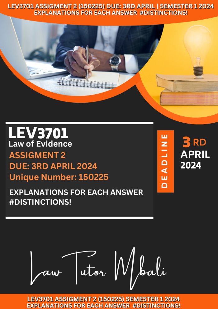 LEV3701 Answers