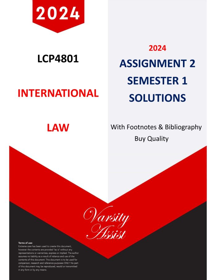 LCP4801-'2024' - ASSIGNMENT 2 - SEMESTER 1 ⭐⭐⭐⭐⭐9DUE 16th APRIL) WITH FOOTNOTES & BIBLIOGRAPHY💯BUY QUALITY!!