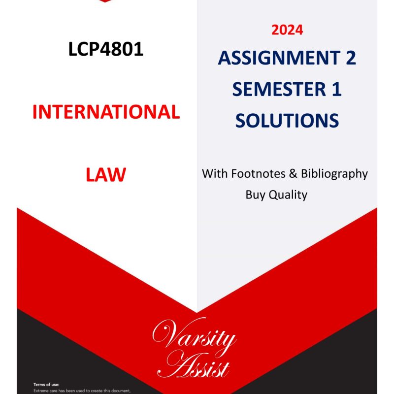 LCP4801 - International law Find over 10,000 study notes, exam revision ...