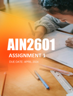 AIN2601 Assignment 1