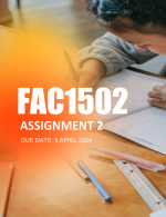 FAC1502 Assignment answers