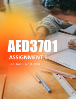AED3701 Assignment 1