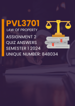 PVL3701 Answers
