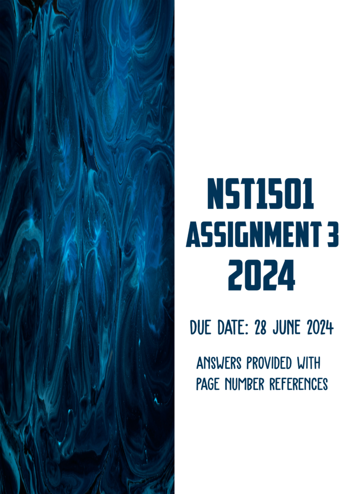 NST1501 Assignment 3 2024 | Due 28 June 2024