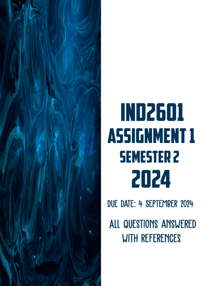 IND2601 Assignment 1