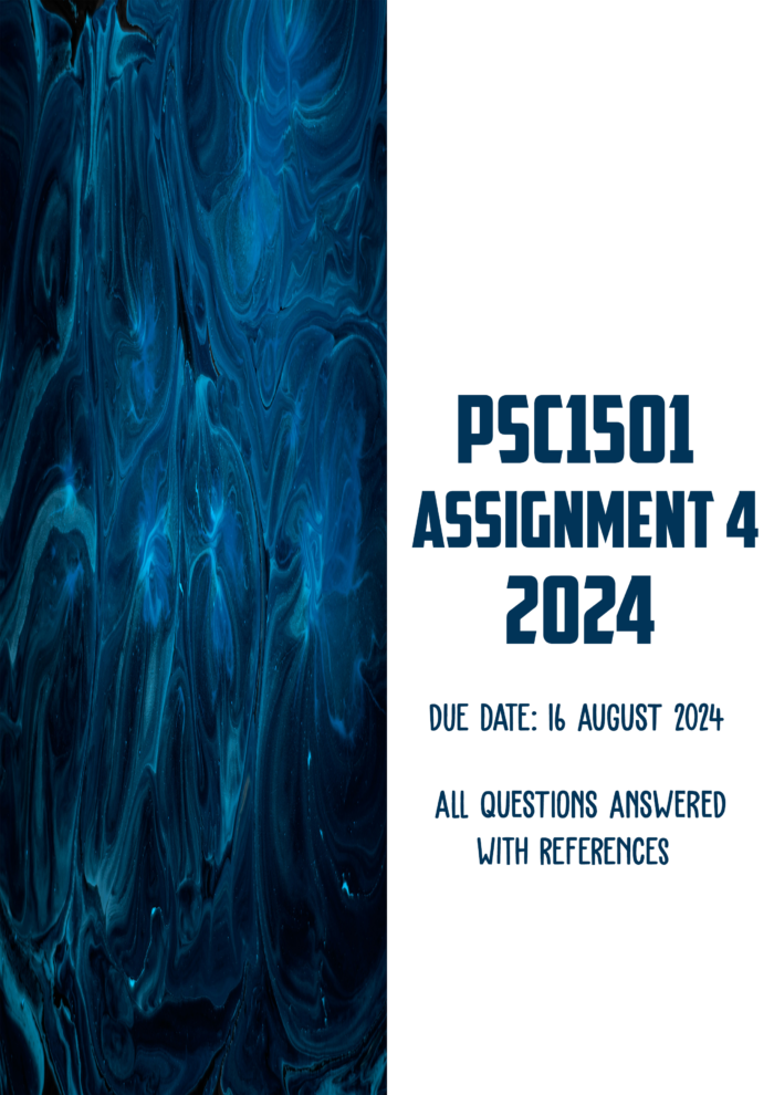 PSC1501 Assignment 4 Answers