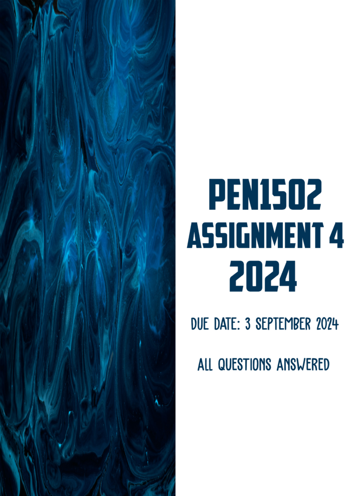 PEN1502 Assignment 4