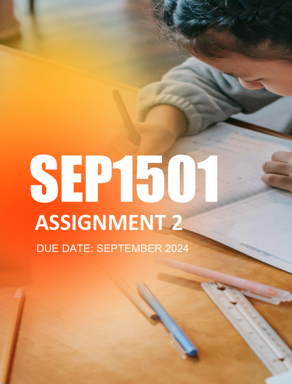 SEP1501 Assignment 2 Due September 2024