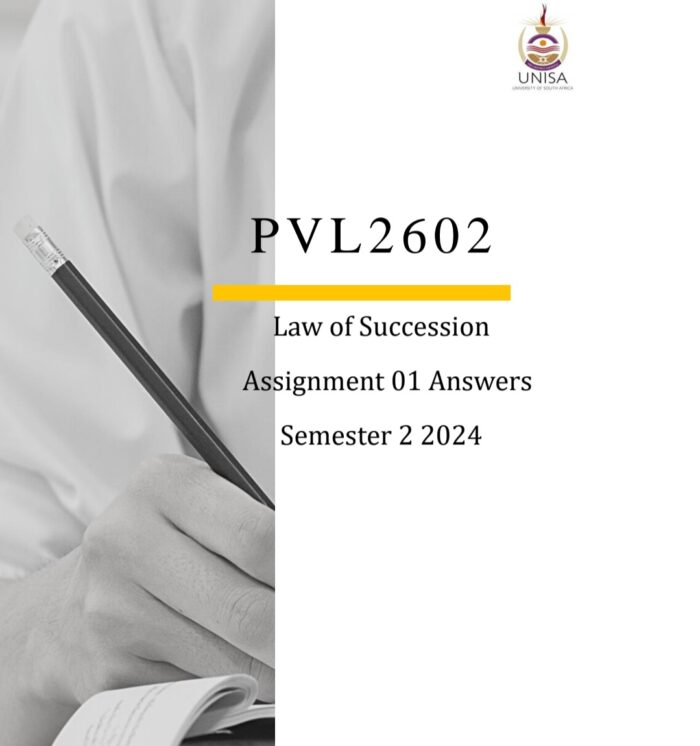 PVL2602 Assignment 01 Answers Semester 2 2024