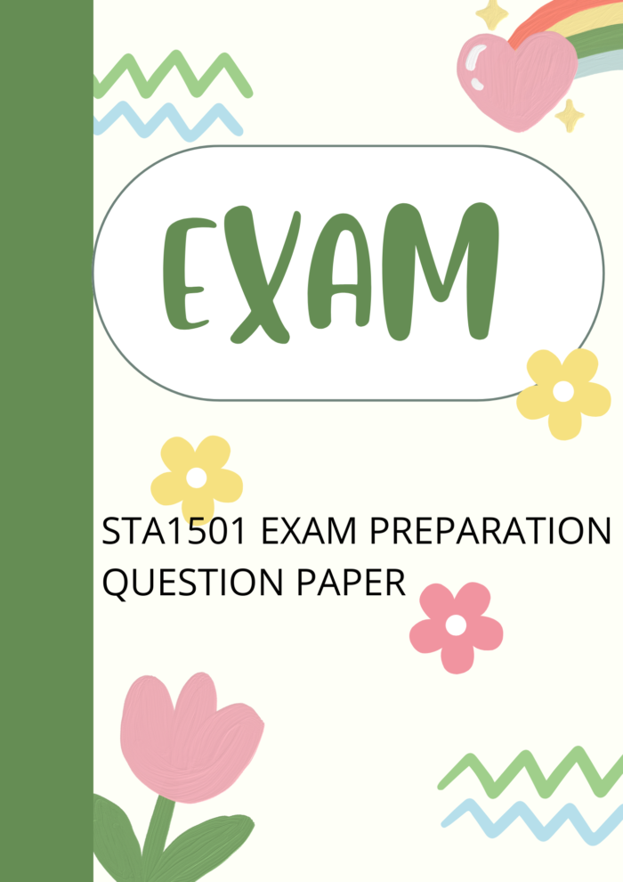 STA1501 Exam preparation question paper