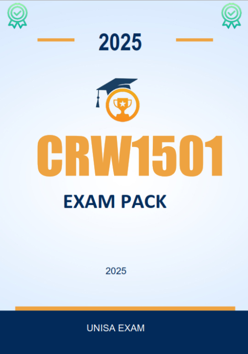CRW1501 Exam Pack 2025 - StudyPass