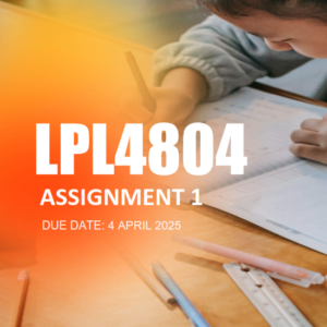 LPL4804 Assignment 1 2025 | Due 4 April 2025