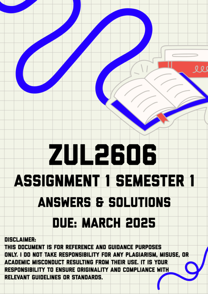 ZUL2606 Assignment