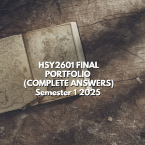 HSY2601 PORTFOLIO