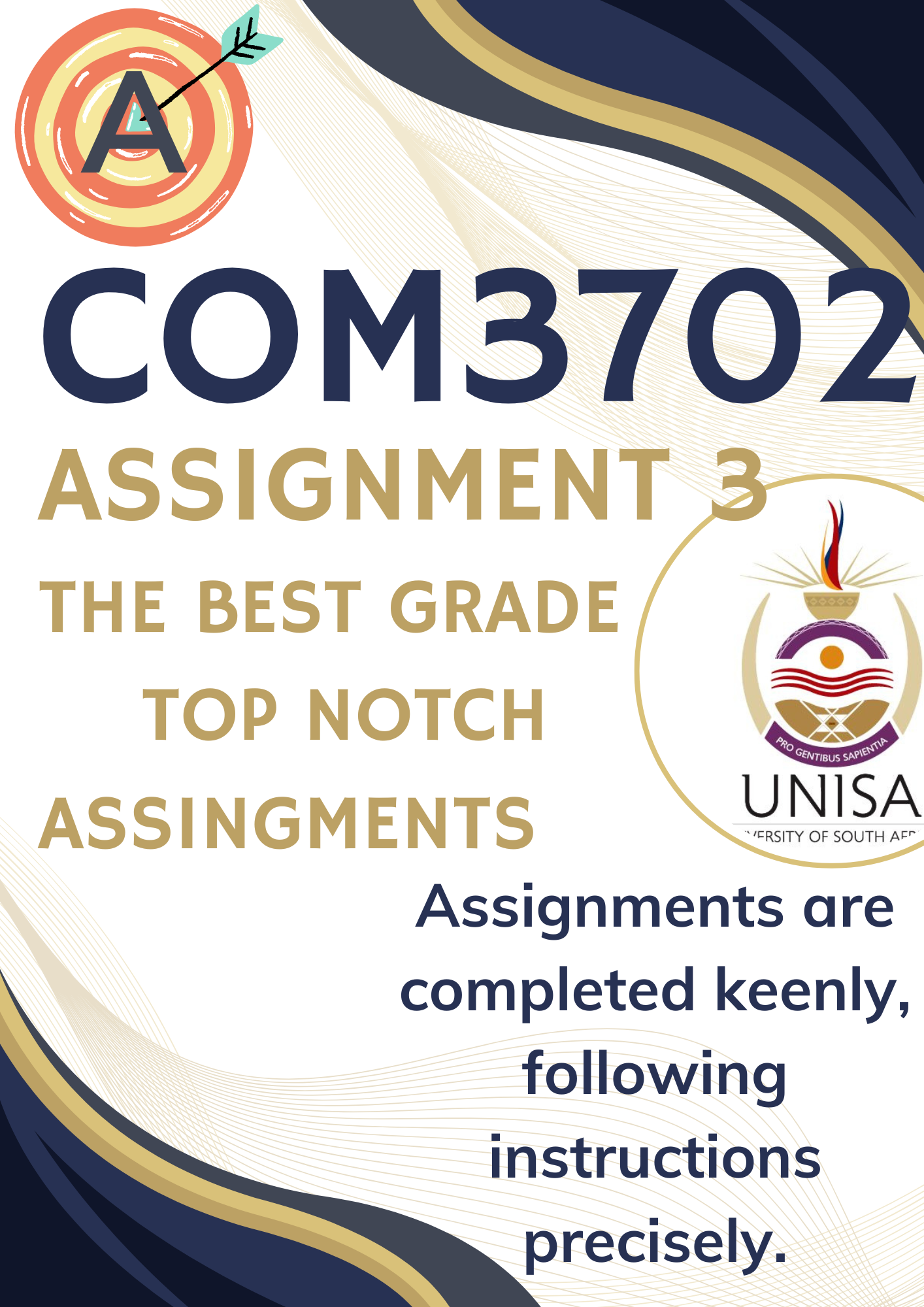COM3702 Assignment 3 PORTFILIO (COMPLETE ANSWERS) Semester 1 2025 - DUE 2 June 2025