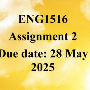 ENG1516 ASSIGNMENT 2(COMPLETED 2025)