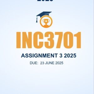 INC3701 Assignment 3 2025 Due 30 June 2025