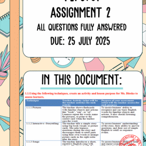 FLT3701 Assignment 2 Memo | Due 25 July 2025