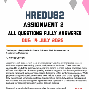 HREDU82 ASSIGNMENT 2 2025 - 2 RESEARCH TOPICS PROVIDED (DUE 14 JULY 2025)