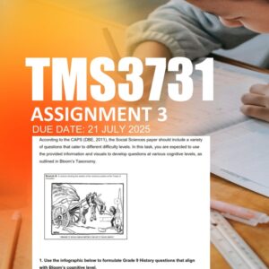 TMS3731 Assignment 3 2025 Due 21 July 2025