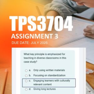TPS3704 Assignment 3 2025 (Quiz) - Due 28 July 2025