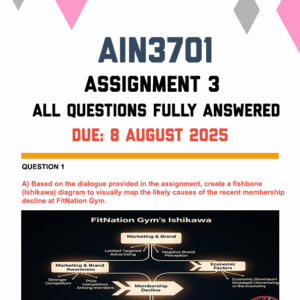 AIN3701 Assignment 3
