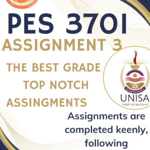 PES3701 Assignment 3 (COMPLETE ANSWERS) 2025 - DUE 30 July 2025