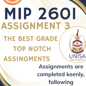 MIP2601 Assignment 3 (COMPLETE ANSWERS) 2025 - DUE 14 July 2025