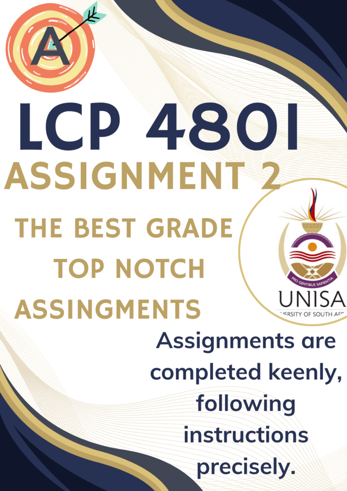 LCP4801 Assignment 2 (COMPLETE ANSWERS) Semester 2 2025 - DUE September 2025