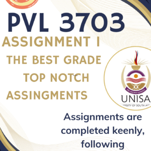 PVL3703 Assignment 1 (COMPLETE ANSWERS) Semester 2 2025 - DUE August 2025