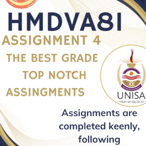 HMDVA81 Assignment 4 (COMPLETE ANSWERS) 2025 - DUE 6 August 2025