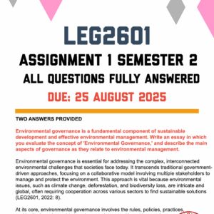 LEG2601 Assignment