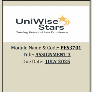 PES3701 ASSIGNMENT 3 - FULLY ANSWERS AND REFERENCE (July 2025)