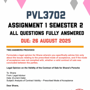 PVL3702 Assignment
