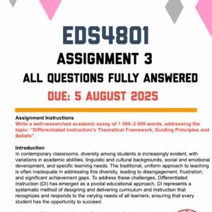 EDS4801 Assignment