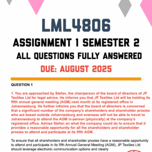 LML4806 Assignment