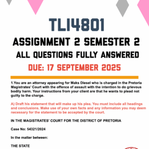 TLI4801 Assignment 2